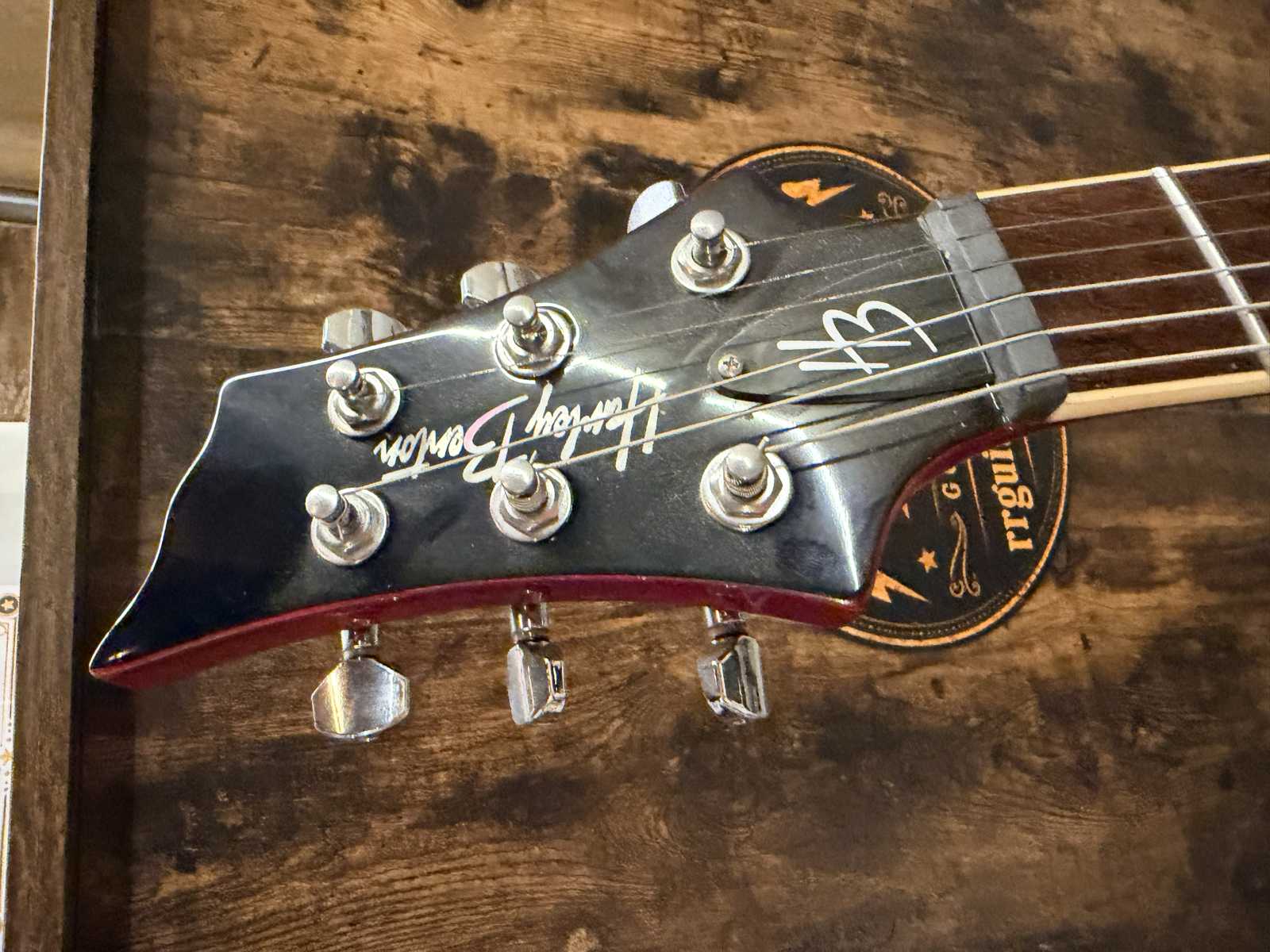 Harley Benton CST-24 Black Cherry Flame — foto 4